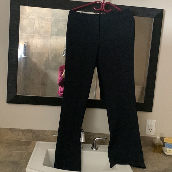 Talbots low rise navy dress pants - Picture 5 of 6